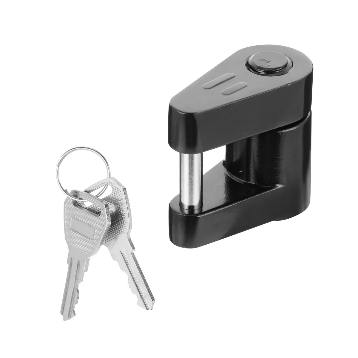 

Trailer Hitch Coupler Lock Zinc Alloy 1 4 Inch Pin Heavy Duty Tongue Lock Theft Deterrent for Couplers Up to 3 4