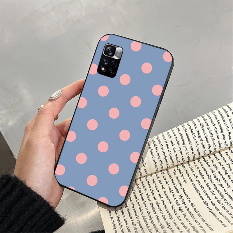 Phone Case For Xiaomi Redmi note 13 12S 12 Pro 11S 11 10 Pro 10S Redmi 10 13C 9C 10C Polka dot