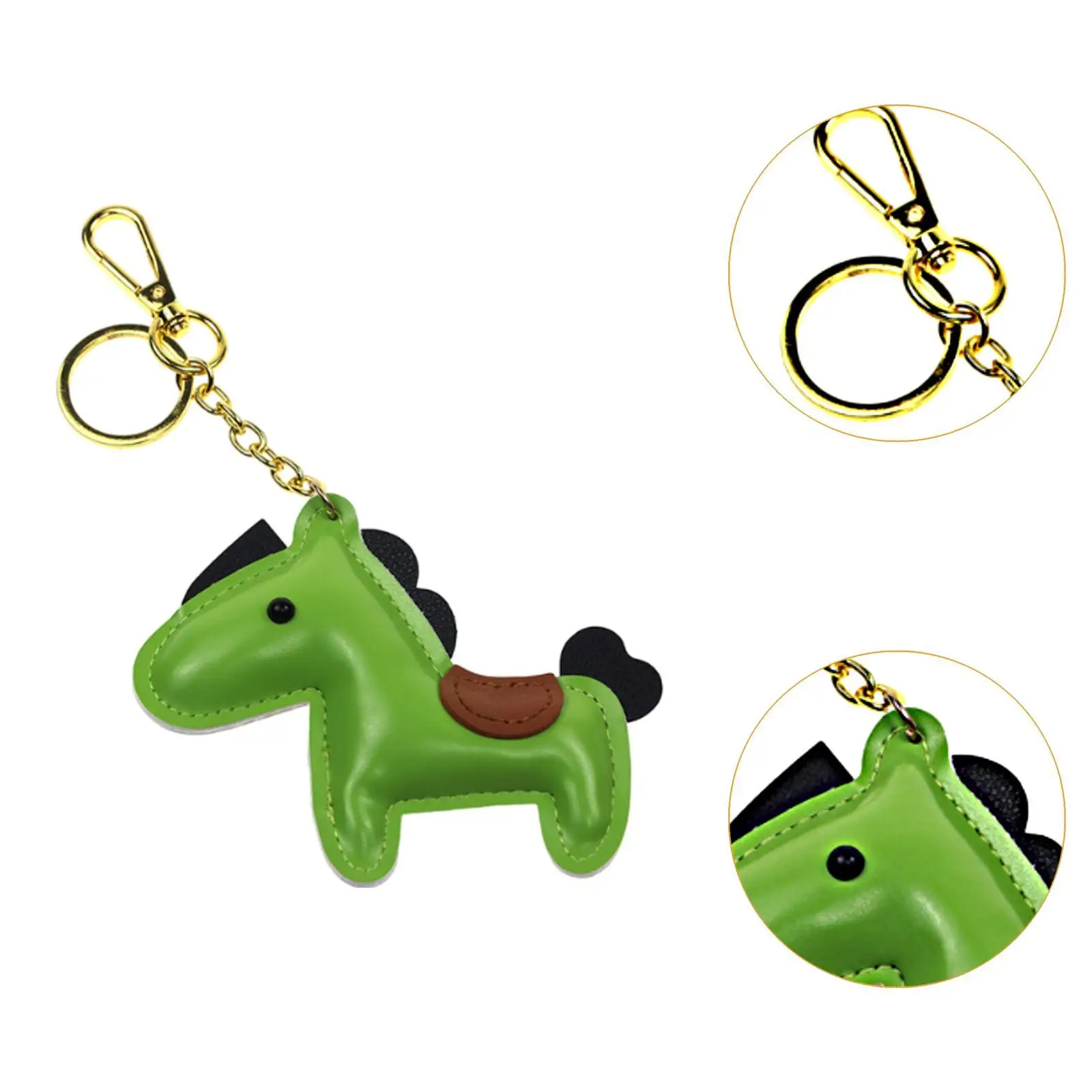 Horse Keychain Backpack Pendant Car Key Rings for Handbags Backpacks Female