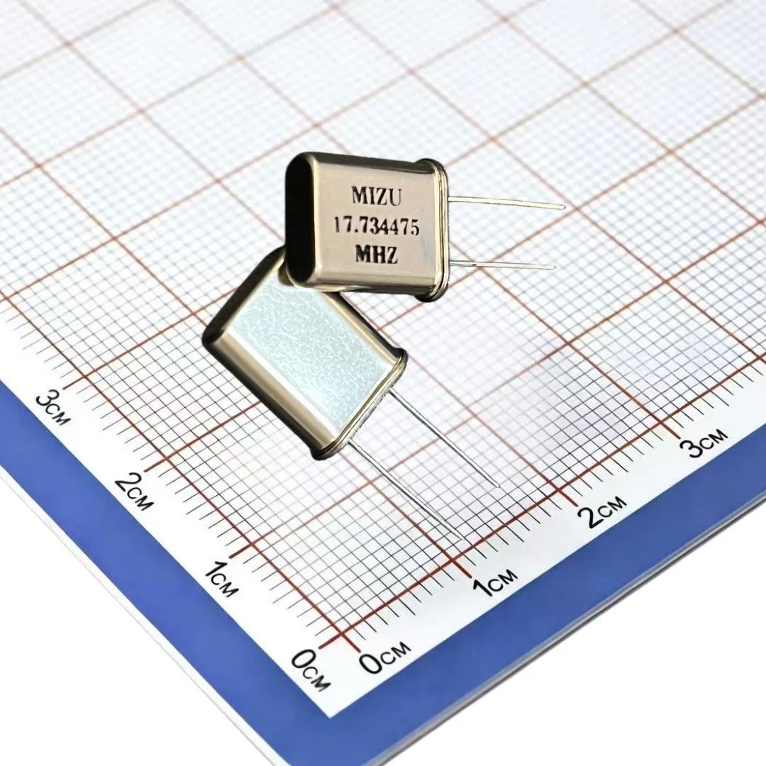 50PCS/imported  passive crystal oscillator HC-49U 17.734475MHZ 17.7344MHZ quartz crystal 2P