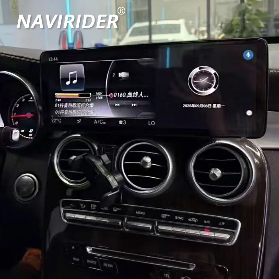 

12.8“ Screen Multimedia Video Player For Mercedes Benz C Class C200 GLC C180 C220 Android15 Stereo GPS Navi Carplay Car Radio