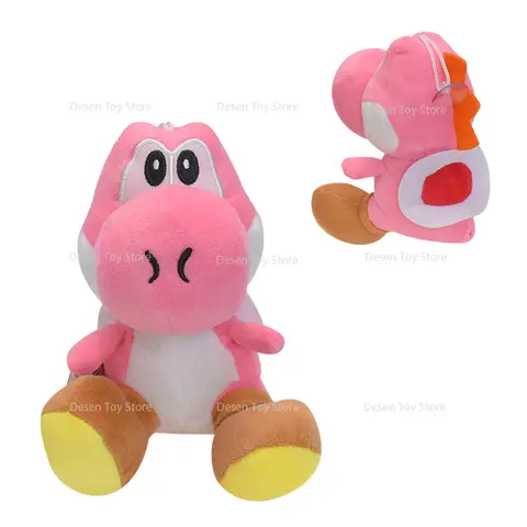 10 färger Bros plyschleksaker Yoshi Mario lila Yoshi gosedjur grön röd blå Yoshi svart rosa Yoshi anime docka plysch 15cm 10 best sales Yoshi-leksak - №3
