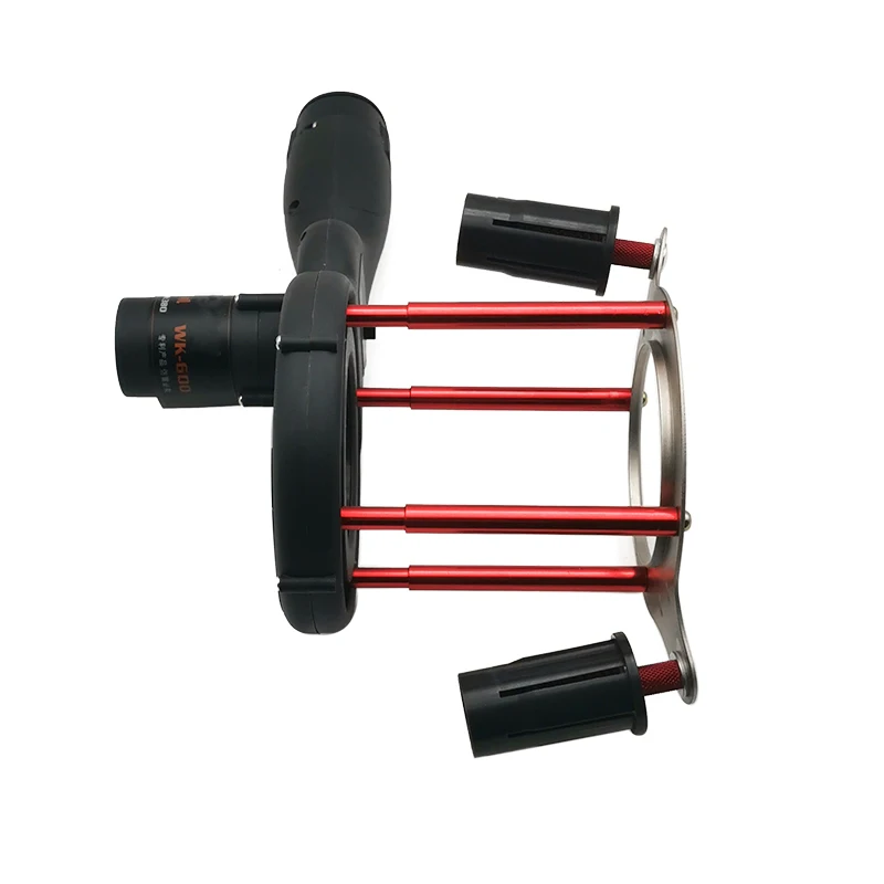 Condizionatore d'aria elettrico per avvolgitrice a nastro, avvolgitrice per nastro per aria condizionata Strumenti per avvolgimento fascette per tubi da 7 cm WK-600