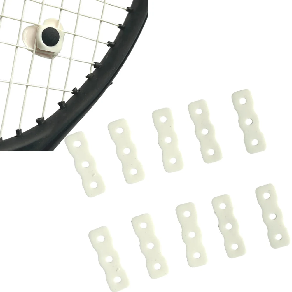 

Silicone Buckle Shock Absorber 10pcs for Tennis Racket Paddle Vibration Dampener Supports Comfortable Play and Training
