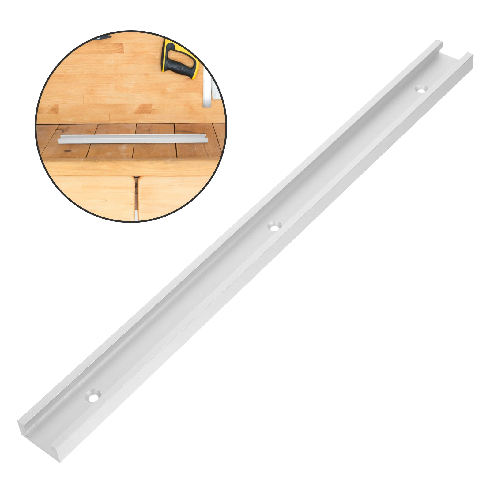 

Slot Track Aluminum Alloy Guide Rail Sliding Guide Track For Precise Cutting Durable Metal Rail Woodworking Accessories Fixture