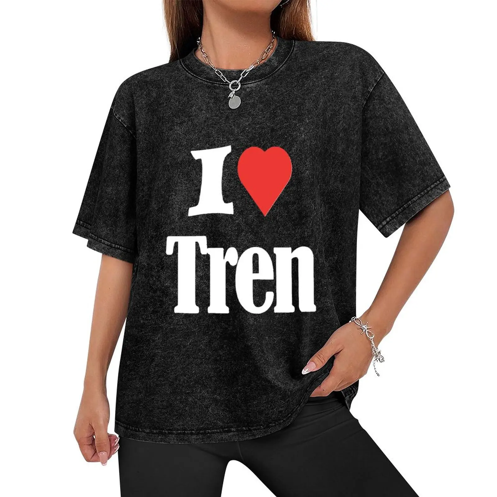 I Love Tren I Heart Tren Classic T-Shirt boys animal print man clothes mens big and tall t shirts