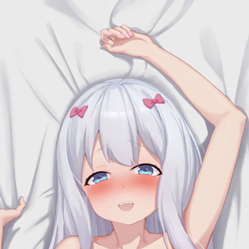 

New Pattern Dakimakura Anime Sagiri Izumi Double-sided Print Life-size Body Pillow Cover Bedding Gifts
