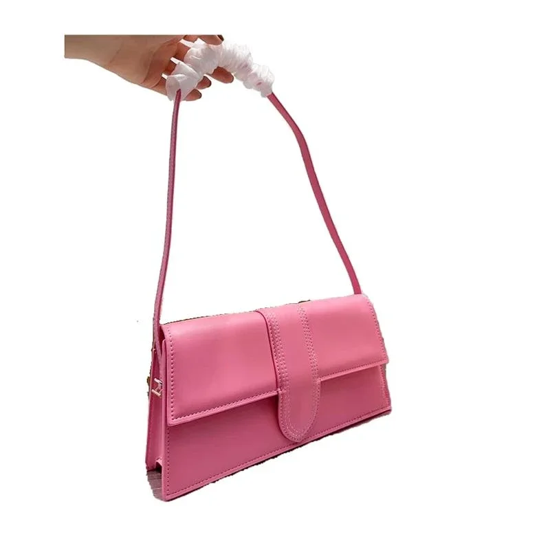 Bags Fashionable light luxury French niche design high-end sense portable small square bag underarm bag shoulder bag baguette