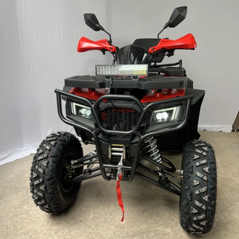 Used 200cc 4WD Automatic  Farm ATV Quad Bike  200cc 4-Seater Big Powerful Gas Quads Heavy Duty 4x4  ATV with Alloy Chain Drive