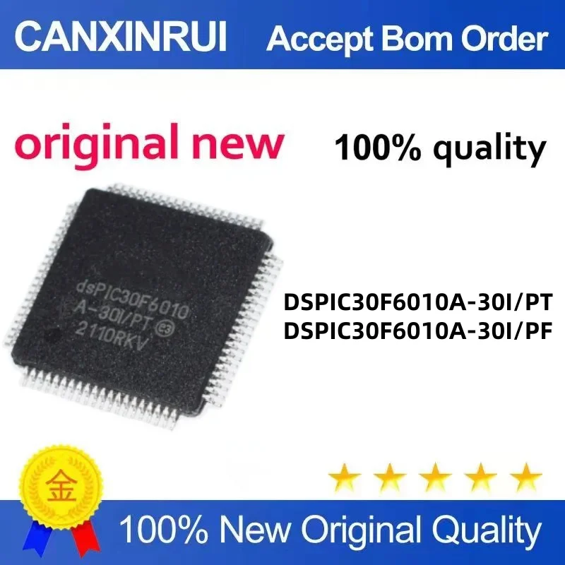 

New microcontroller chip DSPIC30F6010A-30I/PT PF DSPIC30F6010 microcontroller