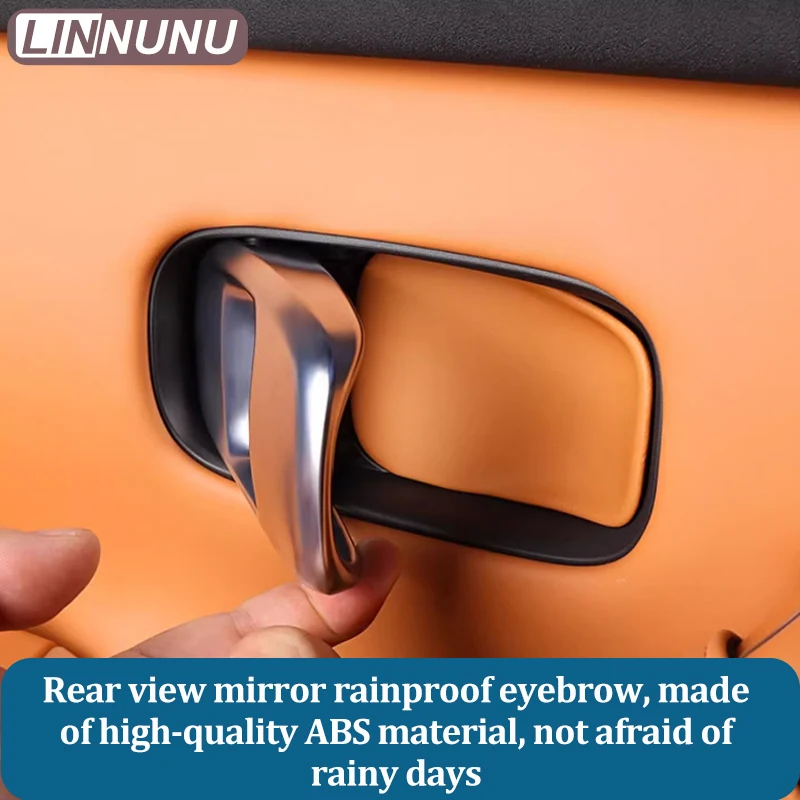 Linnunu Fit for Leapmotor C10 2025 2024 2026 Car Interior Door Handle Bowl Cover Decorative Sticker Automotive Interior Supplies