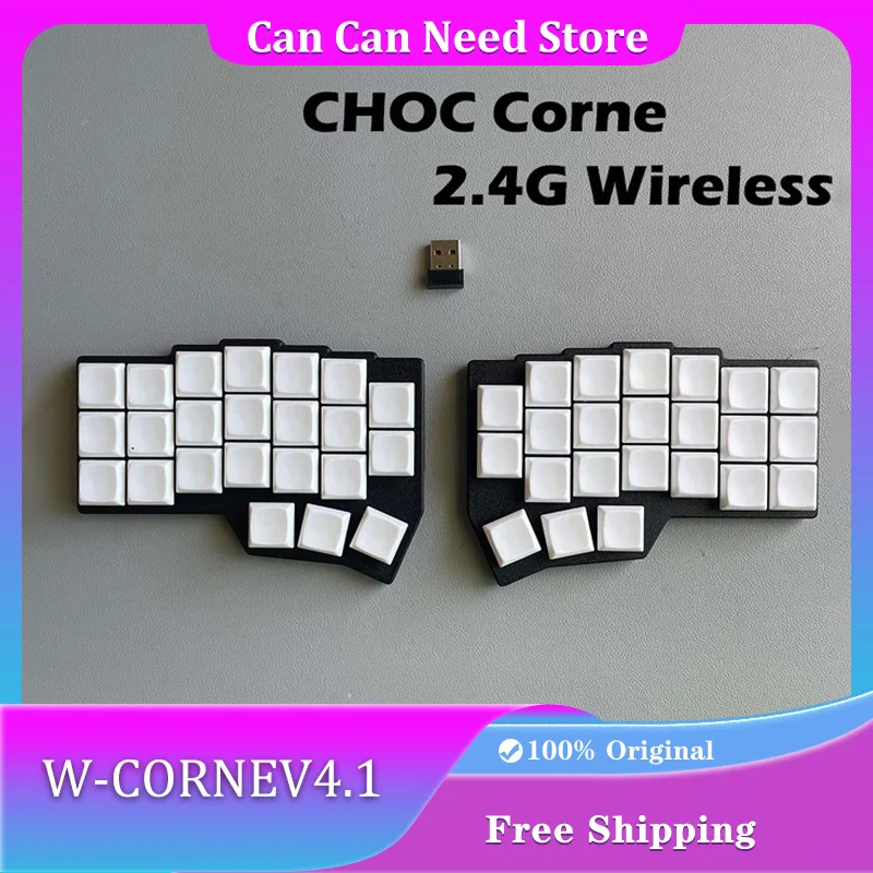 

CHOC WCORNE V4.1 разделенная клавиатура низкопрофильная индивидуальная 2,4G беспроводная горячая замена VIAL DIY клавиатура PCB геймер аксессуары для ПК