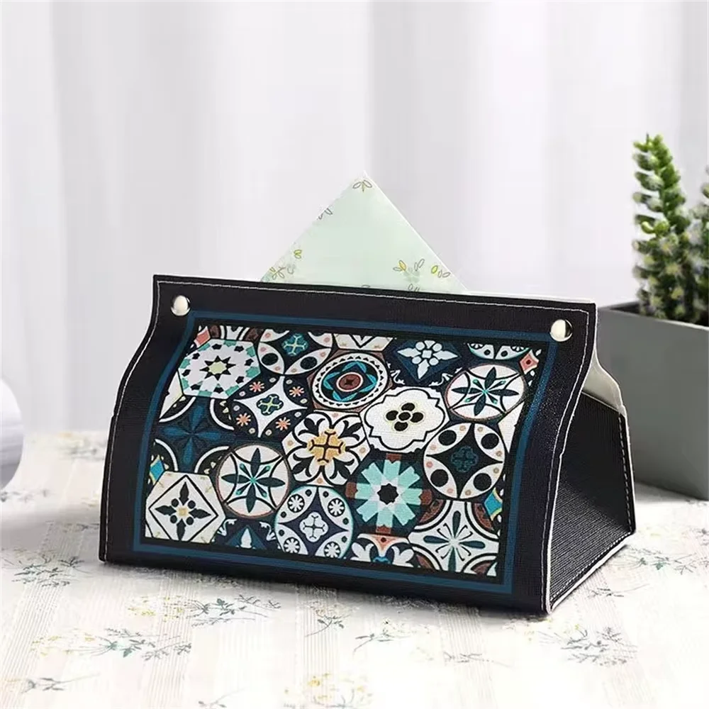 Schwarz Leder Tissue Box Serviette Halter Auto Tissue Box Hause Wohnzimmer Halter Fall Lagerung Hotel Haushalt Hause Lagerung