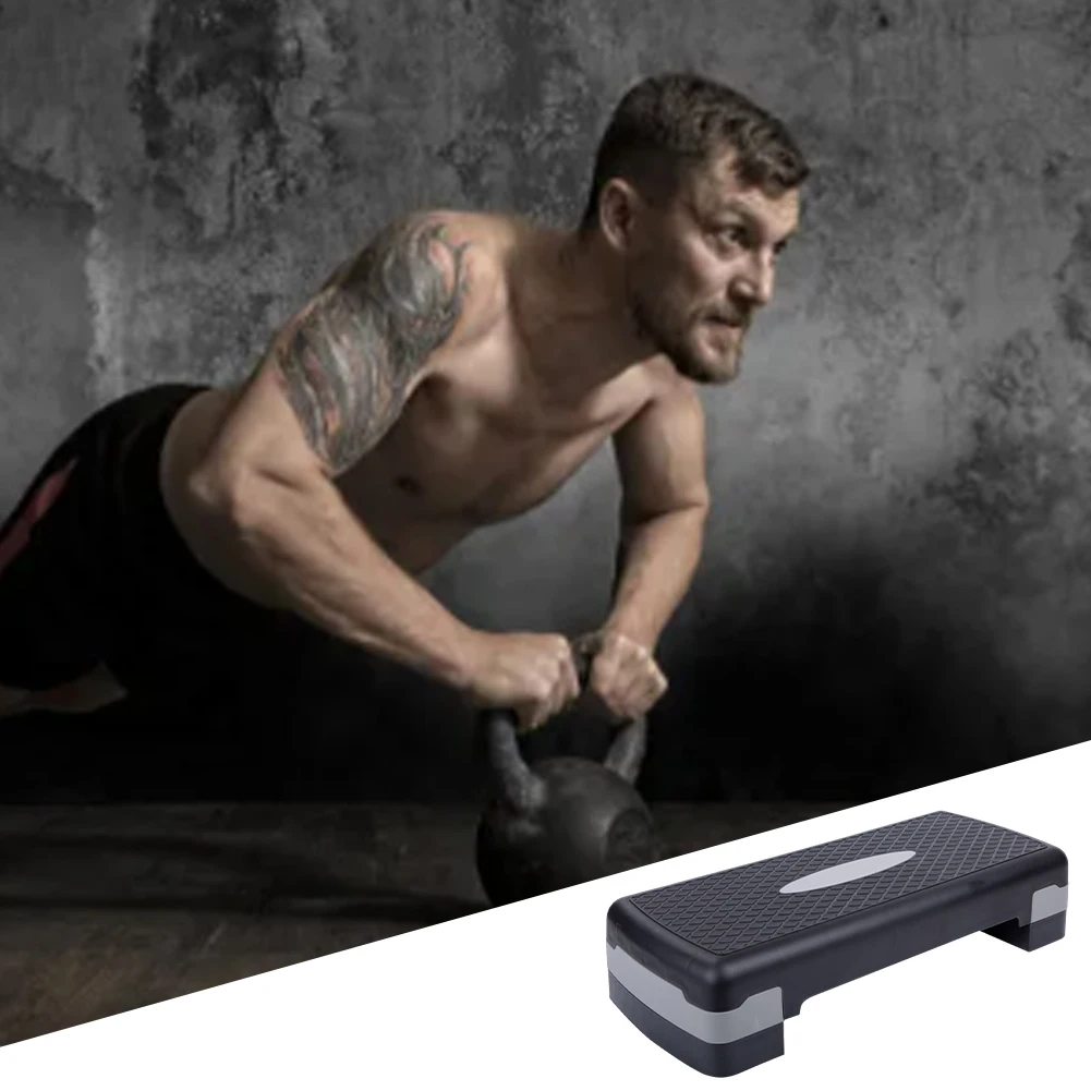 1 زوج اللياقة البدنية خطوة دواسة قاعدة قابل للتعديل القلب دواسة التمارين قاعدة تحمل الوزن التدريب التبعي