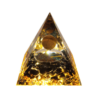 Orgonite Pyramid Healing Natural Crystals Energy Chakra Meditation Stones Craft