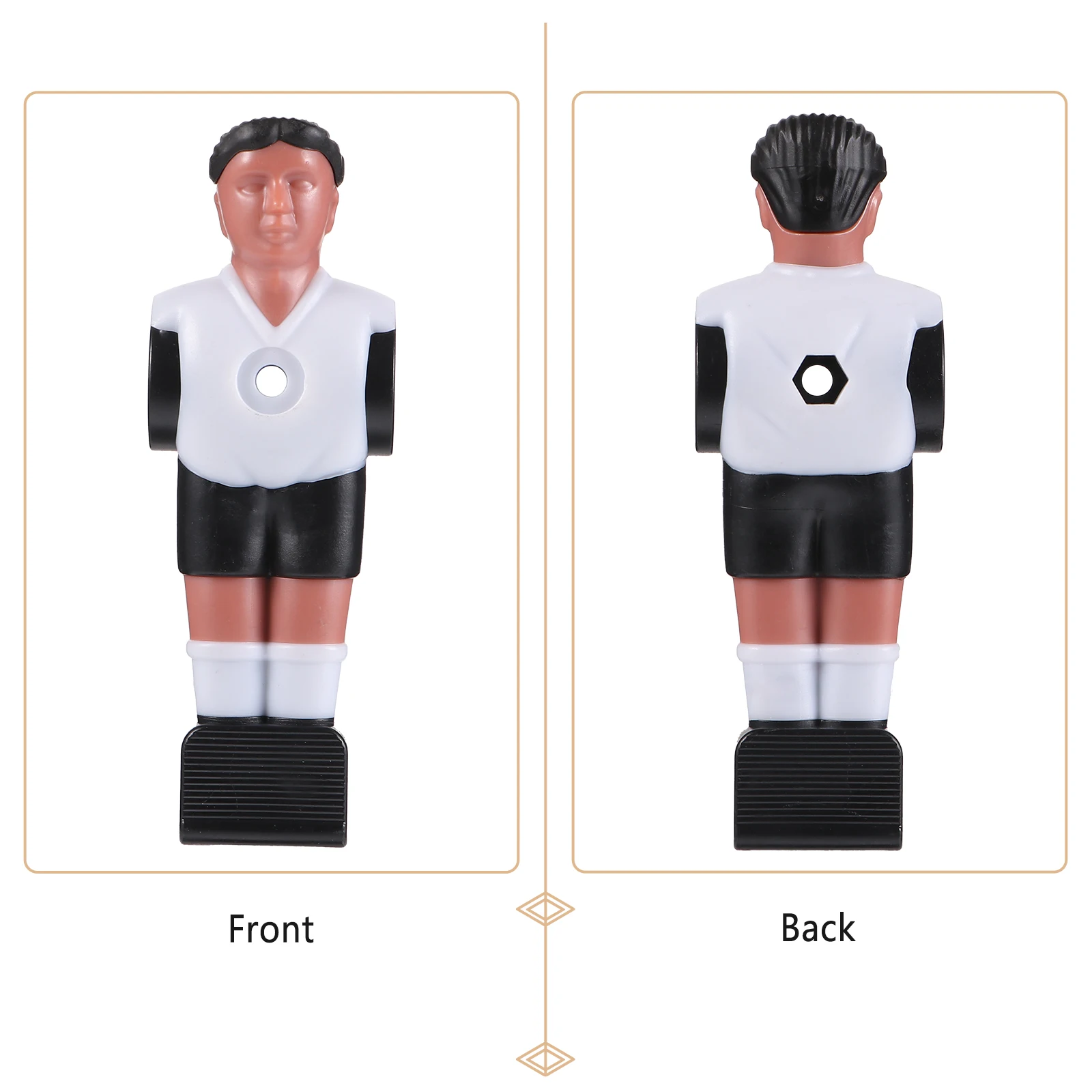 

Football Table Puppet Player Tabletop Games Foosball Players Mini Soccer Toys Desktop Accessories