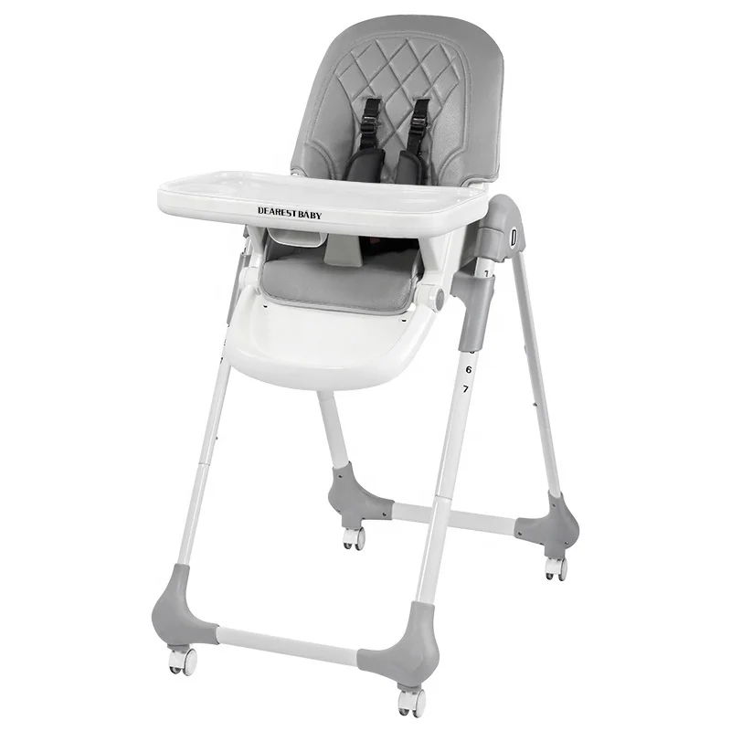 

RTS New high quality multi-functional portable baby table with adjustable lift folding children's chair dining chair