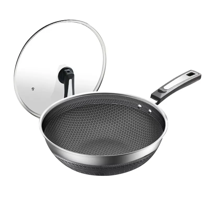 316 stainless steel non-stick pan household induction cooker cooking pot gas cooker