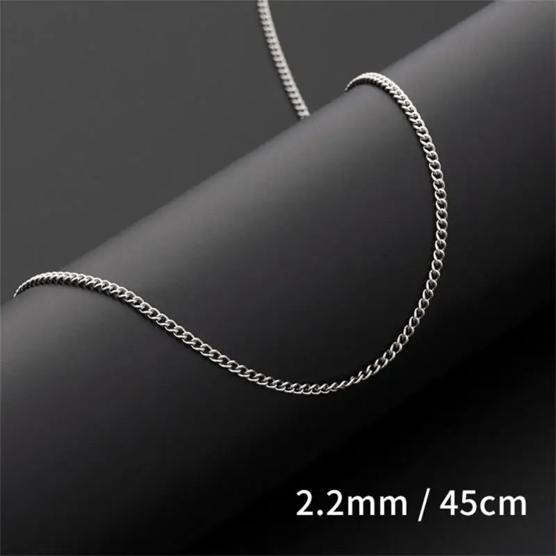 Titanium Steel Chain Fashionable Versatile Elegant Durable High-quality Unique Twisted Design Men\'s Jewelry Unique Stylish