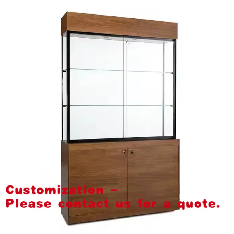 

Customize.Tall 120*45*200 Tempered Glass Display Showcase, Modern Glass Cabinet Retail Shops, Boutiques, and Shopping Mal