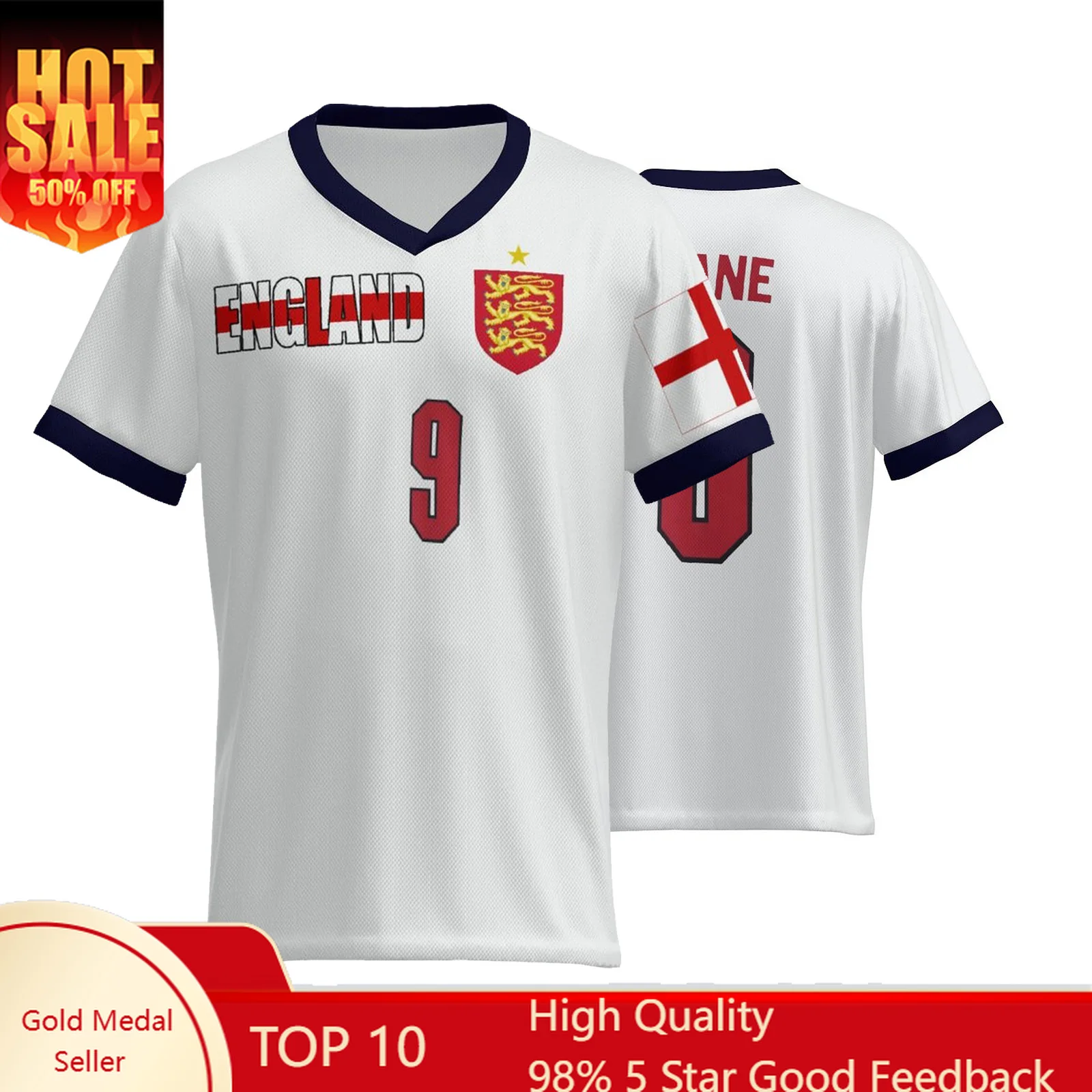 

England Jersey Football English Harry Kane NO. 9 Sports T Shirt Flag Jerseys Full Squad Home Top Man Woman TShirt 2026