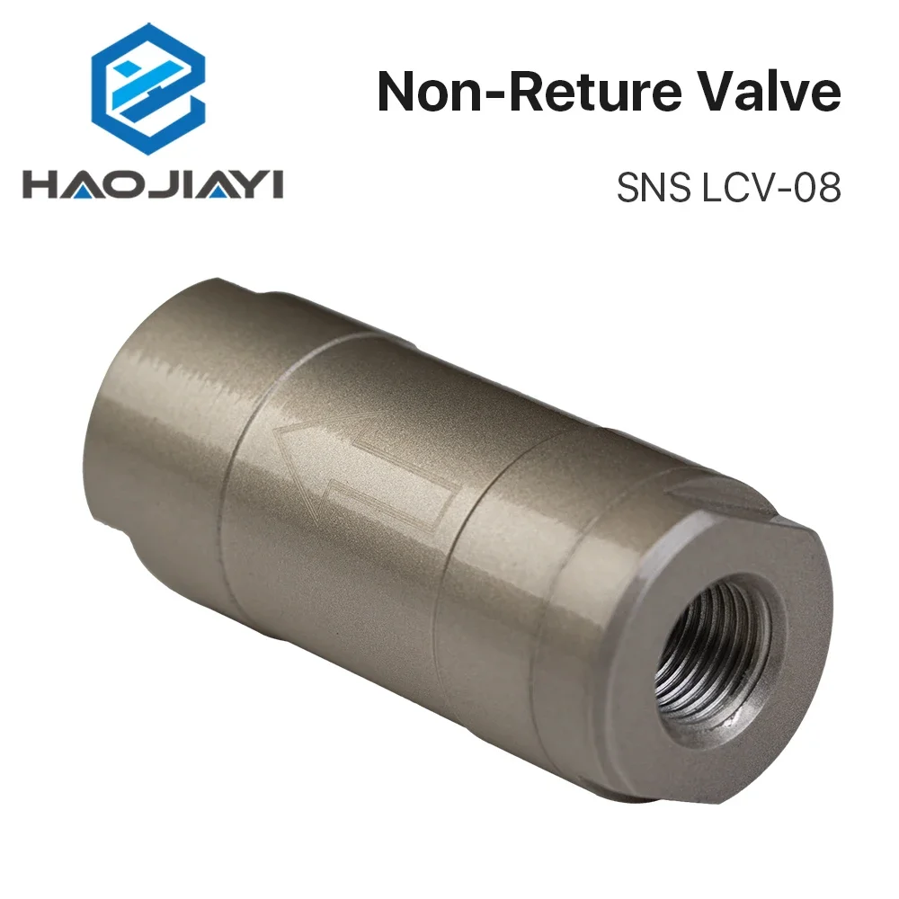 

SNS Non-Reture Valve LCV-08 Pneumatic Component Check Valve Port Size G1/4 11.7mm Air Media for CNC Air System