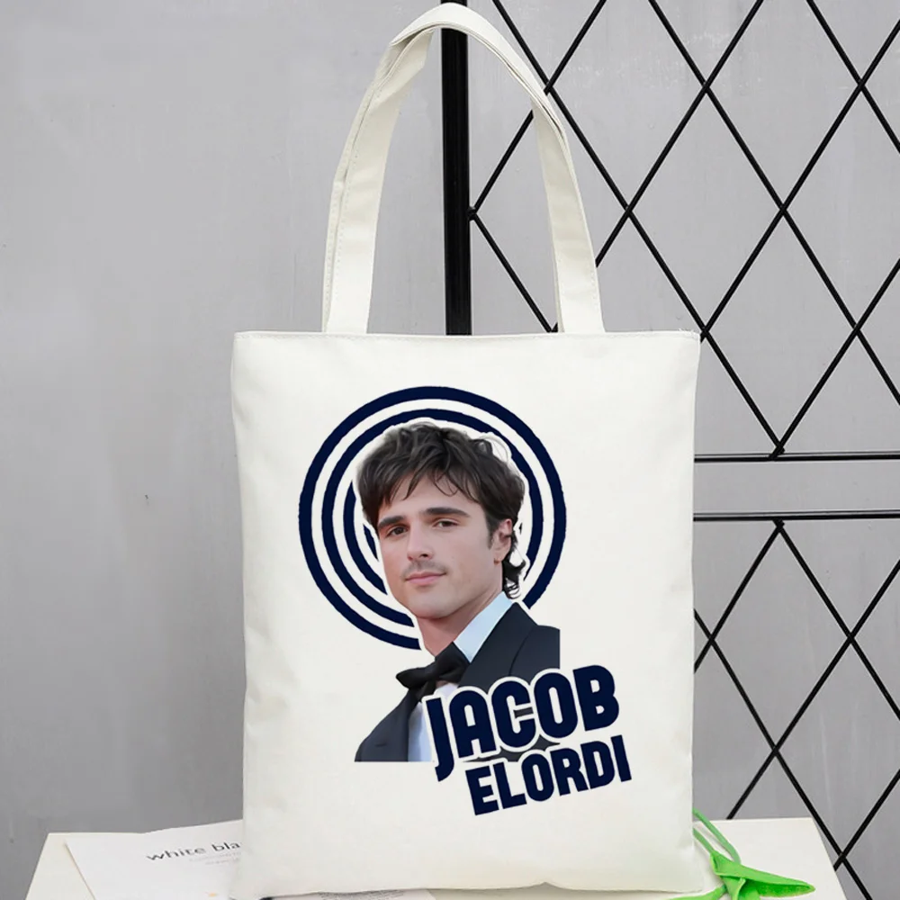 Jacob Elordi tote bag personnalisable totebag einkaufstasche shoulder  woman