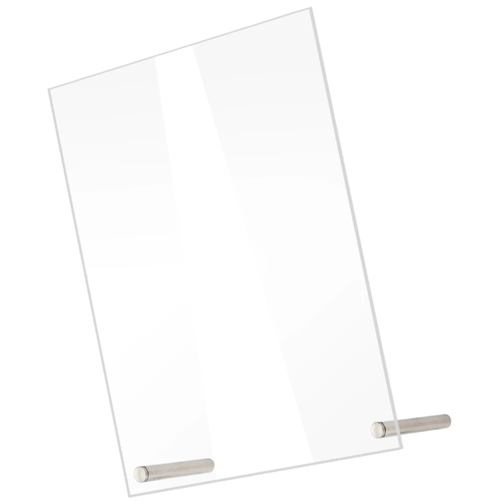 

Acrylic Table Number Signs Clear Seating Stand Display Multi Function Blank Signs Event Menu Holder Table Decor