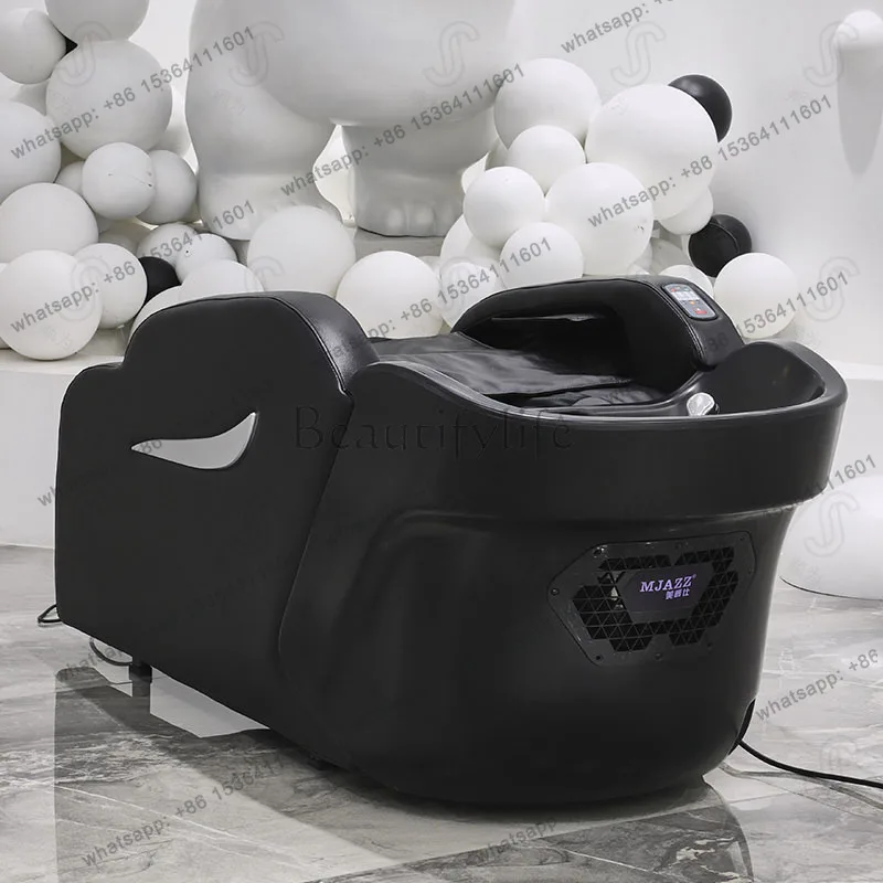 Factory Direct Sales High-end Intelligent Electric Massage Shampoo Bed Barber Shop Special Automatic Fumigation