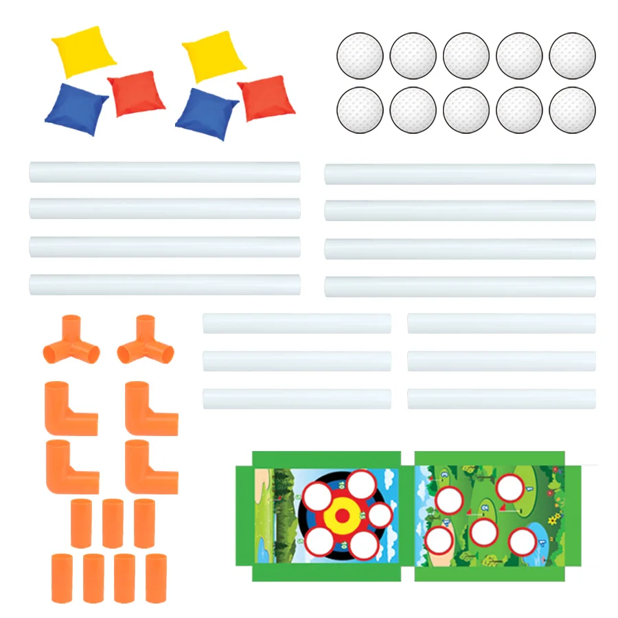 2 w 1 gra w golfa na świeżym powietrzu worki fasolowe zestaw planszowy wielosobowe zabawki interaktywne dla dzieci na imprezę karnawałową aktywność świąteczna