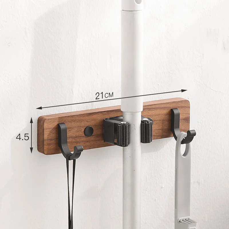 Porte Balai Mural FAOKZE Lot De 10 Supports Mural Pour Balais Et Serpillères - Organisation Cuisine Et Salle De Bain Rangement Vadrouille Serpillière