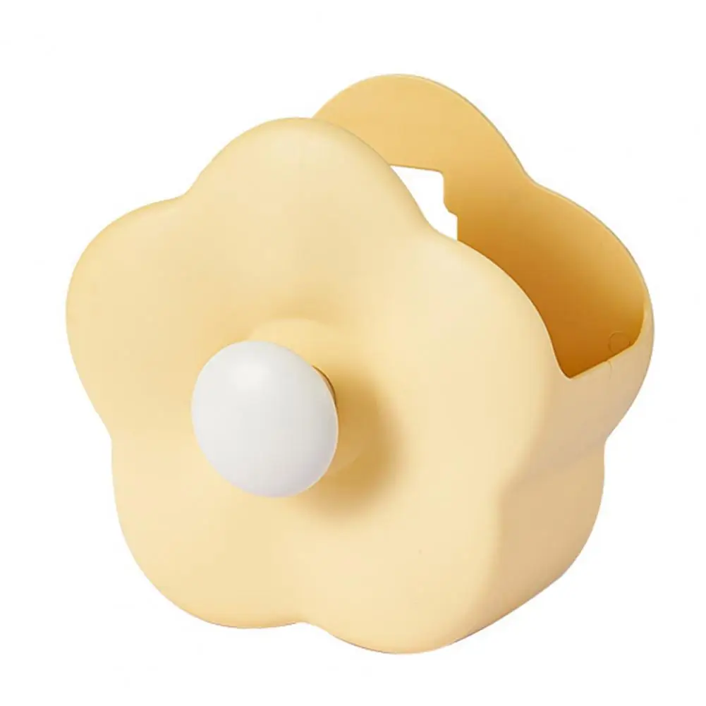 حاوية فرشاة ماكياج على شكل زهرة ، حامل قلم لفرش القرطاسية ، مقلمة سعة كبيرة ، لون نابض بالحياة