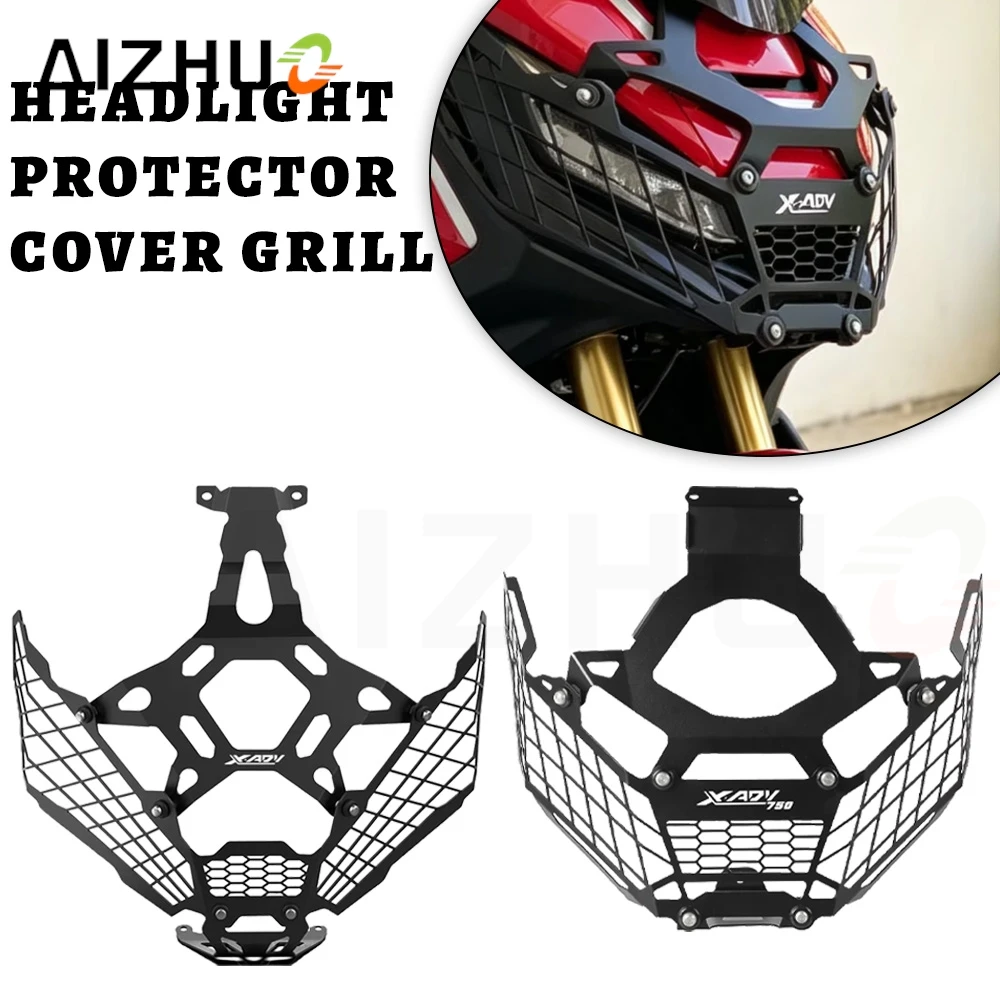 Motorcycle Headlamp Grille Cover Protector FOR HONDA XADV 750 X ADV X-ADV 750 2017 2018 2019 2020 2021 2022 2023 2024 2025 2026