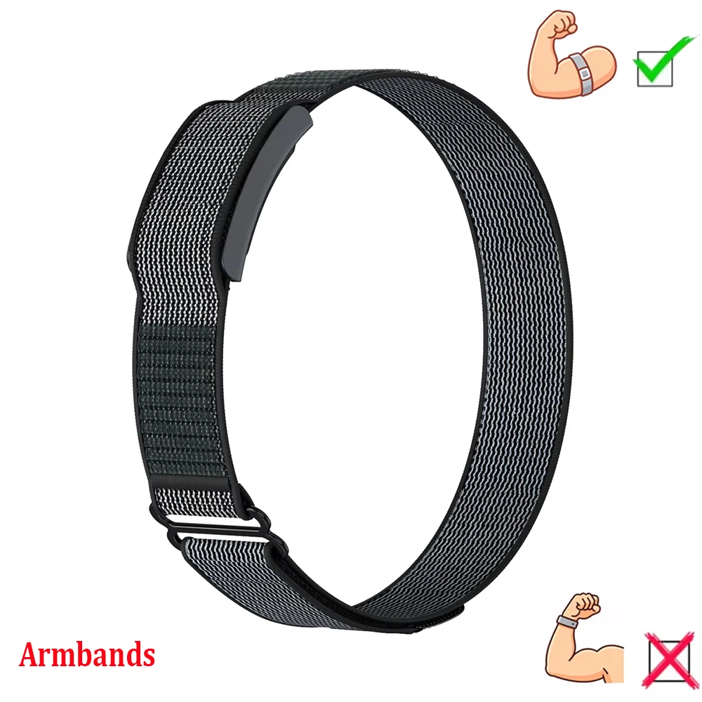 Für Amazfit Helio Einstellbare Nylon Arm Strap Atmungsaktive Sport Bands für Fitness Tracker Ersatz correa amazfit helio straps