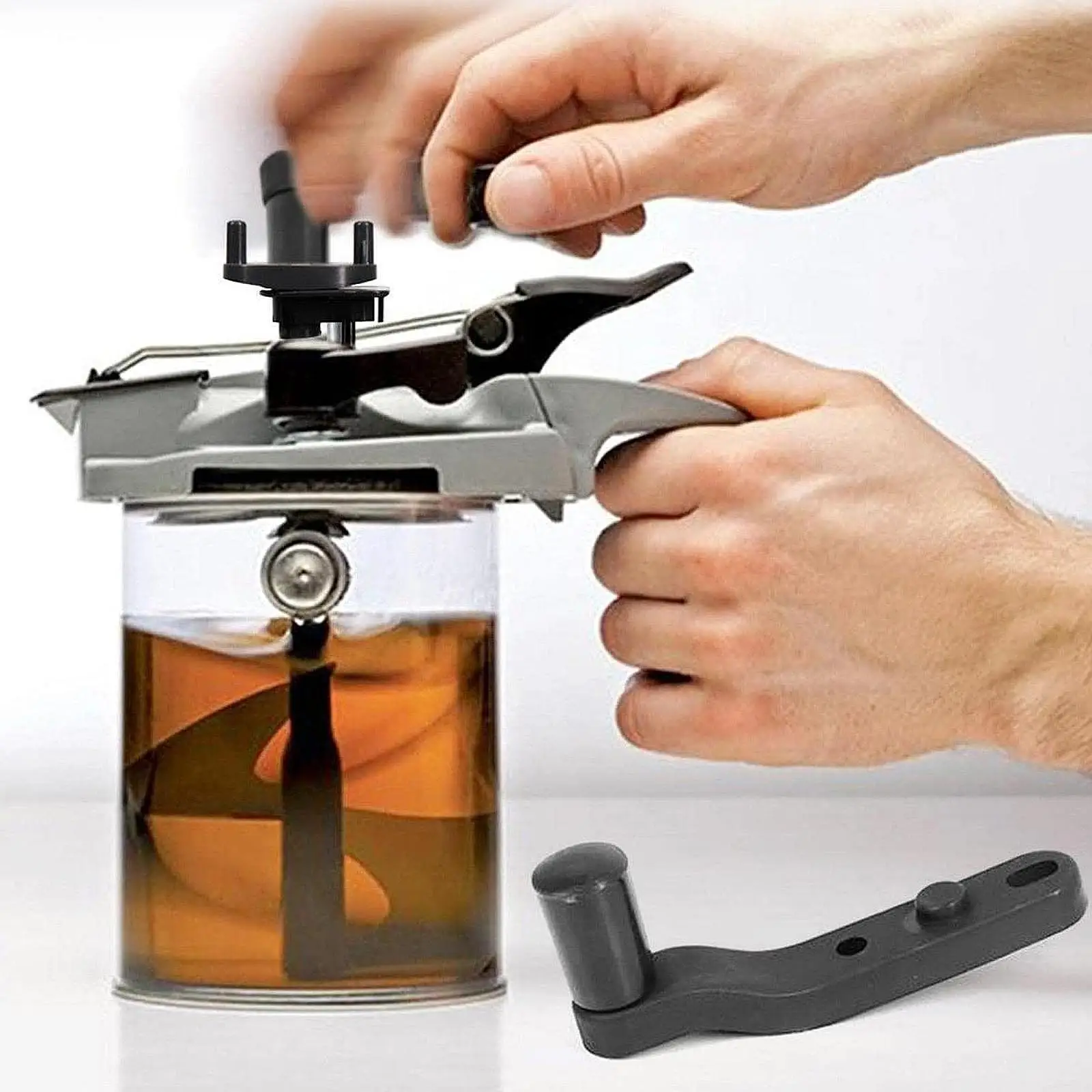 Car Hand Crank Universal Easily Install Accessories Professional Universal Paint Mixing Lid Handheld Automotive Paint Mixer