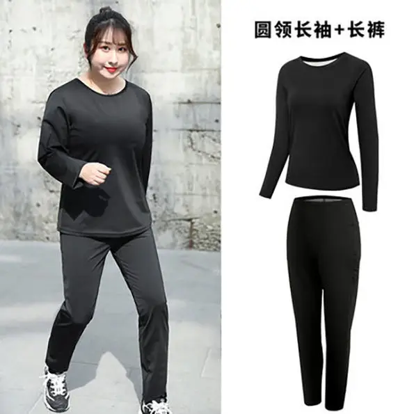 Sauna Suits for Weight Loss for Women Jacket Pant Sweat Top Body Shapers Shirt Yoga Legging Trimmer Pant Waist Trainer Tracksuit