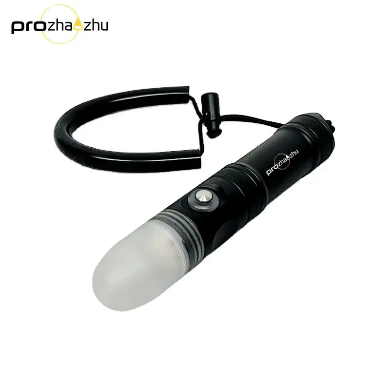 luz de sinal de mergulho usb magnetico recarregavel ip68 impermeavel estroboscopio led subaquatico 4000 lumen 100m 01