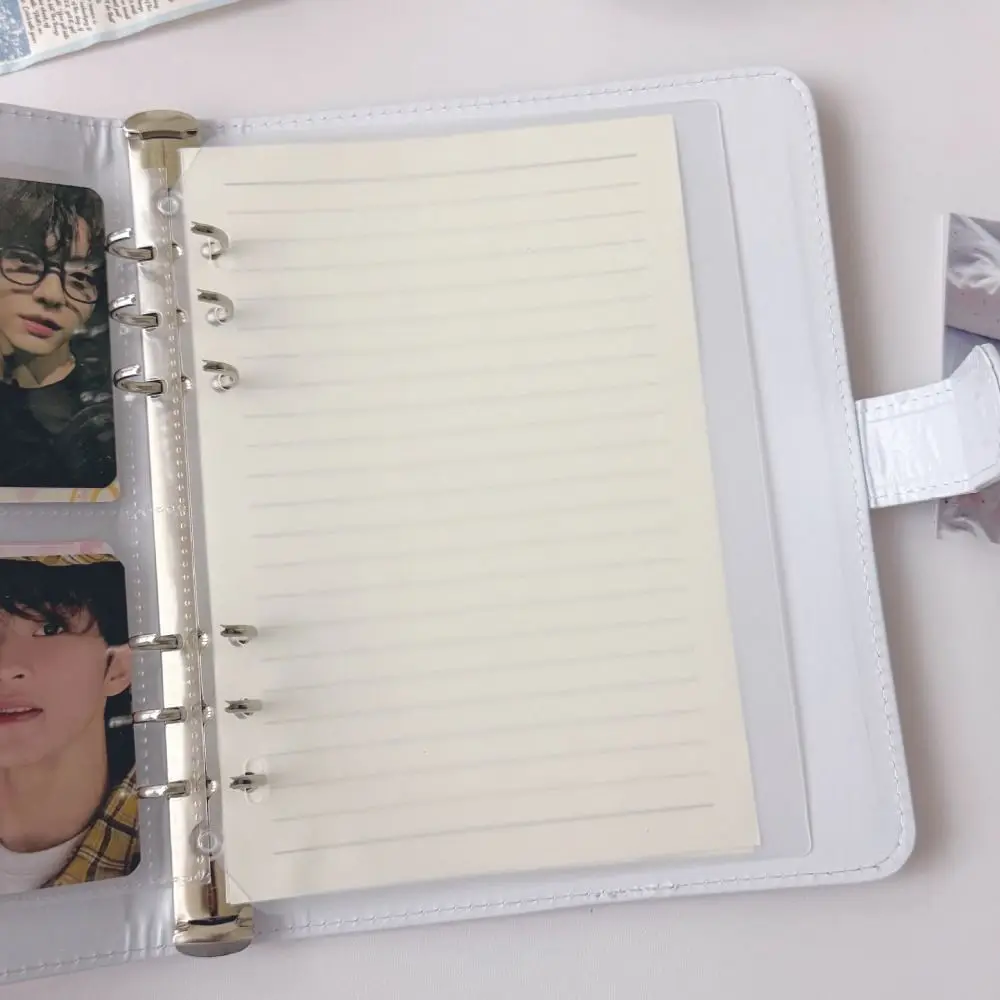 Waterproof A5 Photocard Holder PU Leather Fairland Pattern Photo Album Loose-leaf Large Capacity Card Storage Booklet