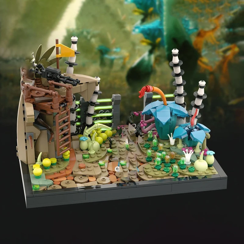 Exquisito nuevo producto, bloque de construcción MOC, escena planetaria, modelo No. 66 tecnología de comando juguete modular para niños conjunto de ensamblaje DIY