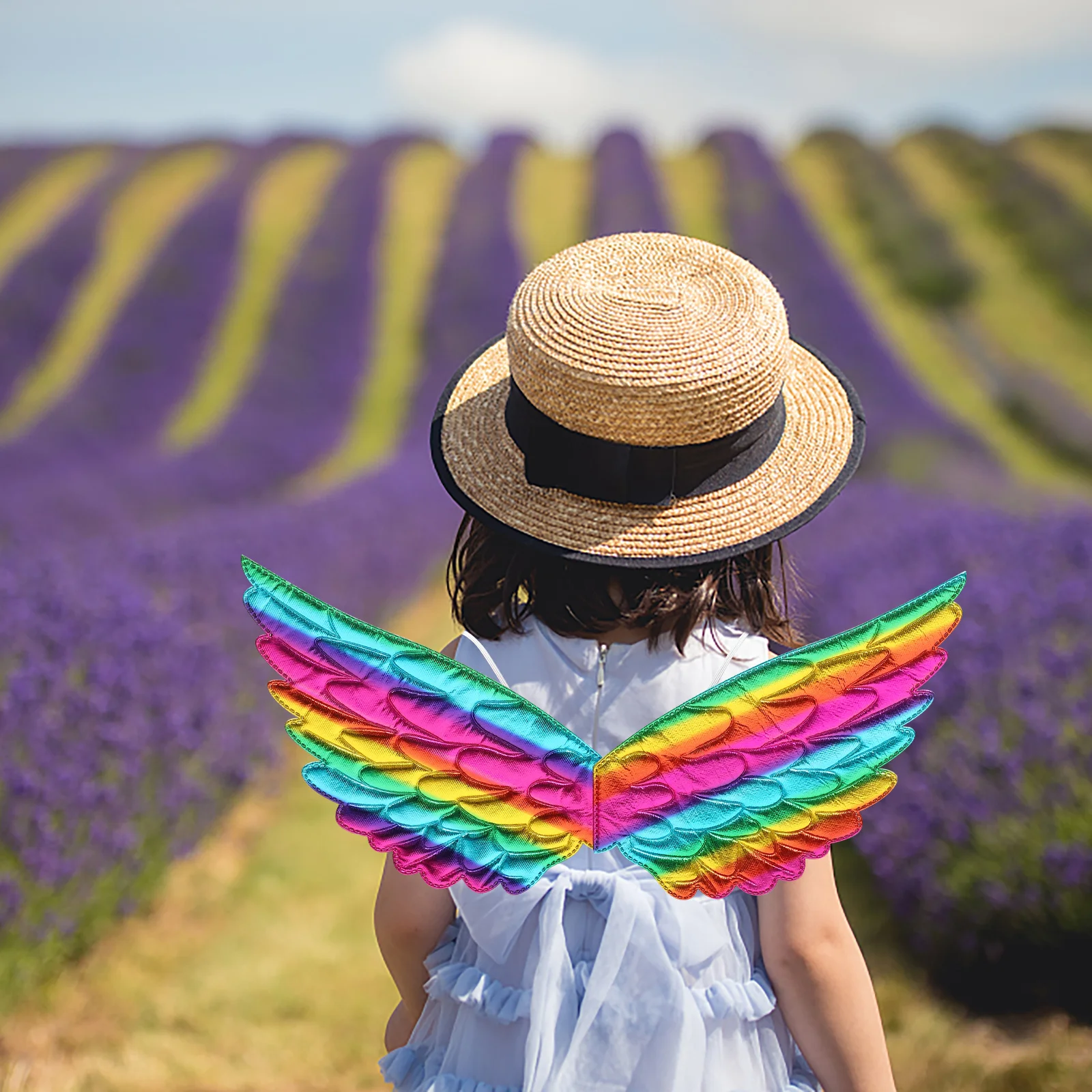 

5Pcs Unicorn Wings Creative Angel Wing Props Halloween Christmas Cosplay Costume Party Dress Up Creative Unicorn Wings