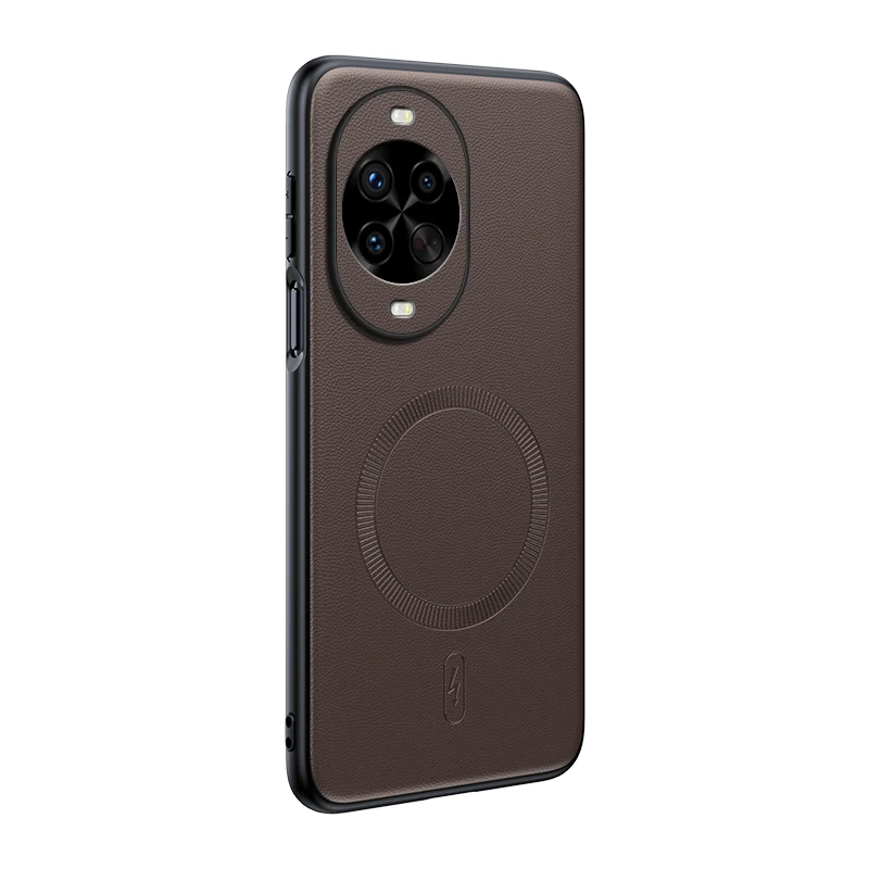 Für Huawei Nova 14 Pro: Magnetische Schutzhülle aus Leder für Huawei Nova 14 Pro, hochwertige, rutschfeste PC+TPU-Hülle mit Anti-Fingerabdruck-Beschichtung. – Detail 4