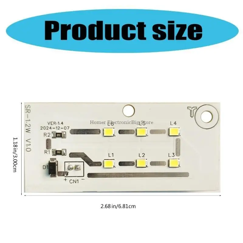 Substituição da lâmpada LED microondas Parte 5304517872 5304499540 5304509445 4920115