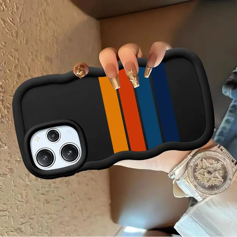 حافظة لهاتف Xiaomi Poco X3 NFC X5 X3 Pro غطاء هاتف ناعم بخطوط ريترو