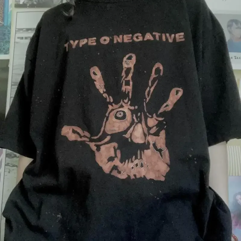 type o negative tee shirt black color reprinT T AN48237