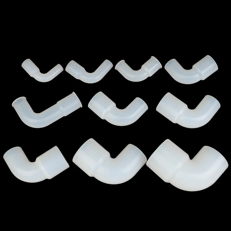 1pc Silicone Elbow Soft Hard Pipes Connector Variable Diameter Elastic Right Angle Rubber Coupling Fish Tank Irrigation Garden