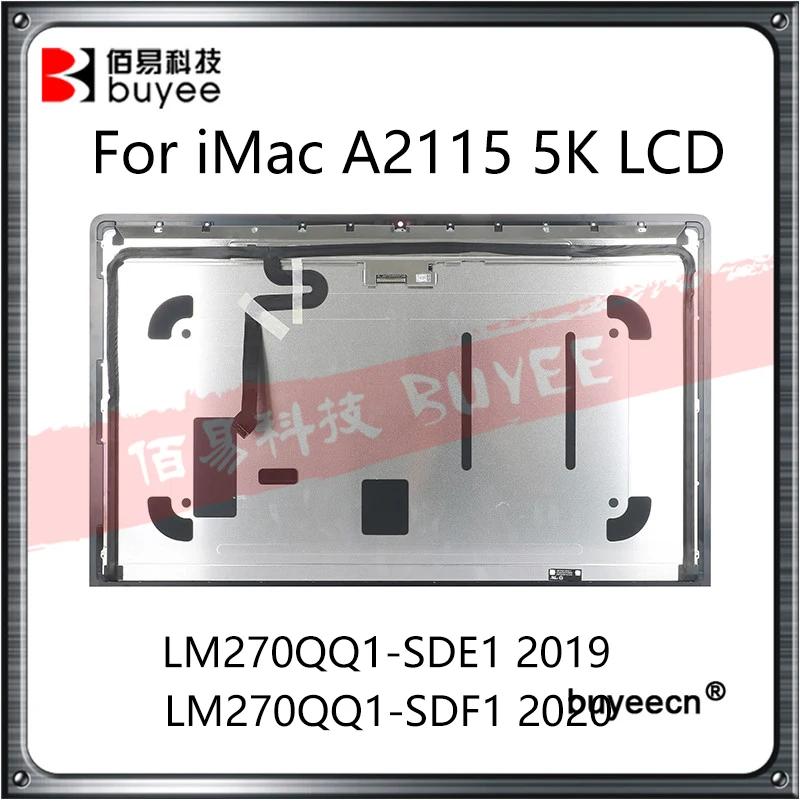 

Original 27" LM270QQ1-SDE1 LM270QQ1-SDF1 5K LCD Screen For iMac A2115 LCD Screen Display Assembly Front Glass 2019 2020 Year