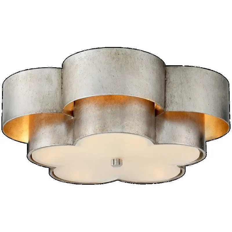 Nordic Gorgeous Ceiling Lighting Chandelier Ceiling Light for Living Room Bedroom Flush Mount Frosted Glass Ceiling Light