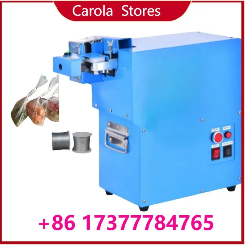 Semi-Automatic Vegetable Fruit Strapping Machine, Industrial Banding Machine for Supermarket Vegetable & Sausage Binding Packing