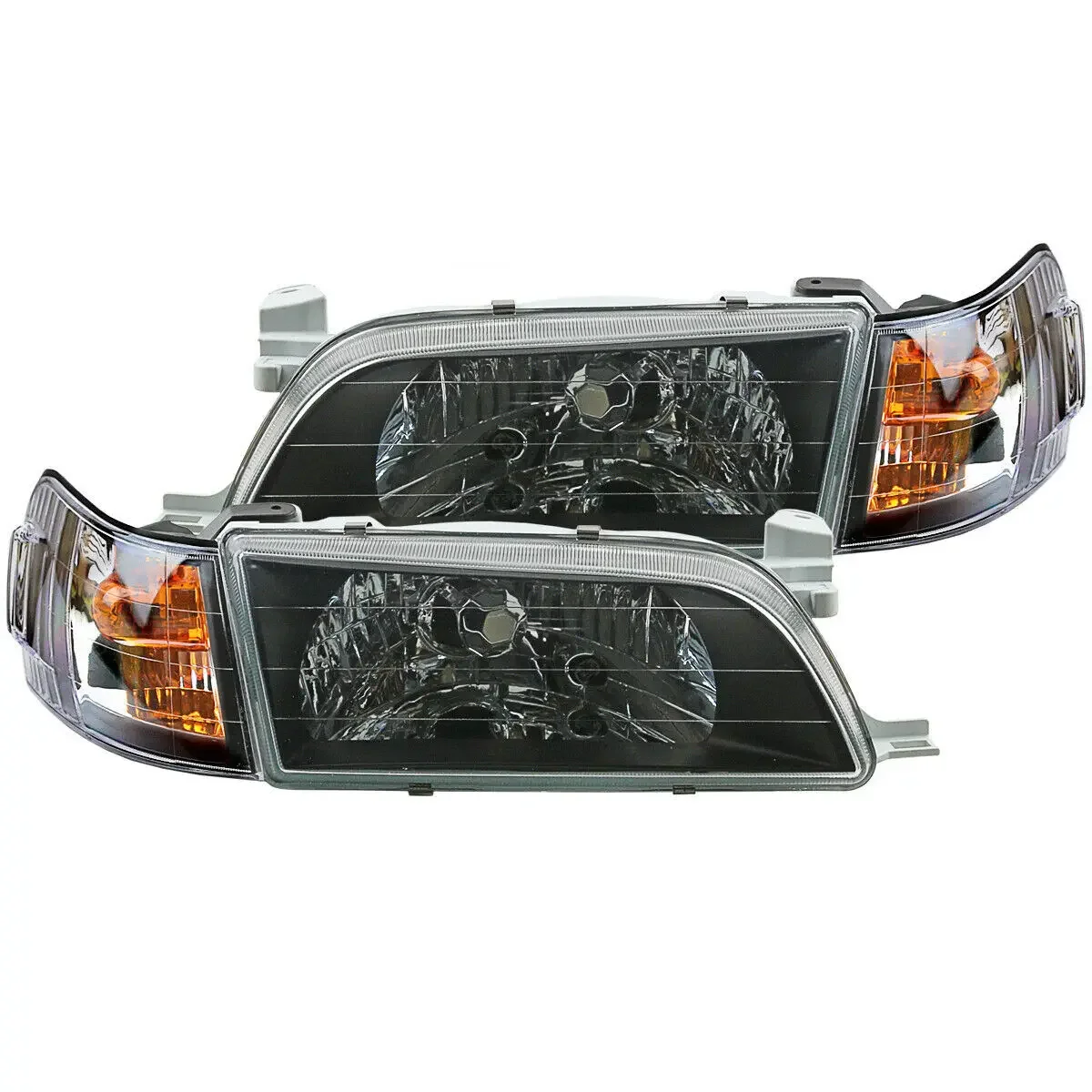 Pair Left&Right Headlight Assembly No Bulb For Toyota Corolla AE100 E100 AE101 1992 1993 1994 1995 Head Light Front corner light