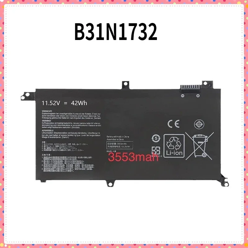 

НОВЫЙ аккумулятор B31N1732 для ноутбука Asus VivoBook S14 VX60G X571G S4300U S4300F 42 Втч Запчасти и аксессуары для ноутбука 11,52 В 42 Втч